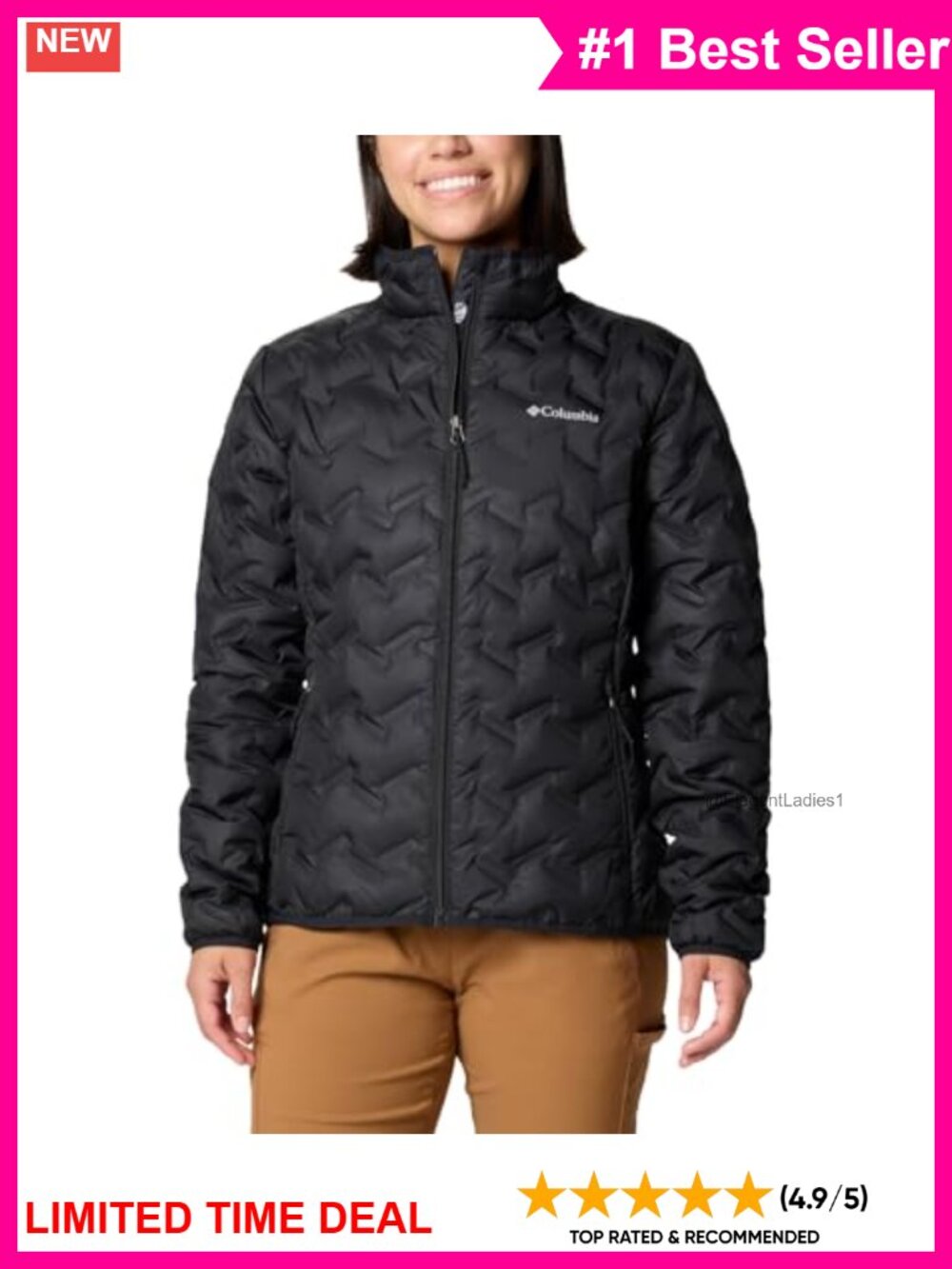 Women's Delta Ridge II Down Winter Jacket Long Sleeve Quilted